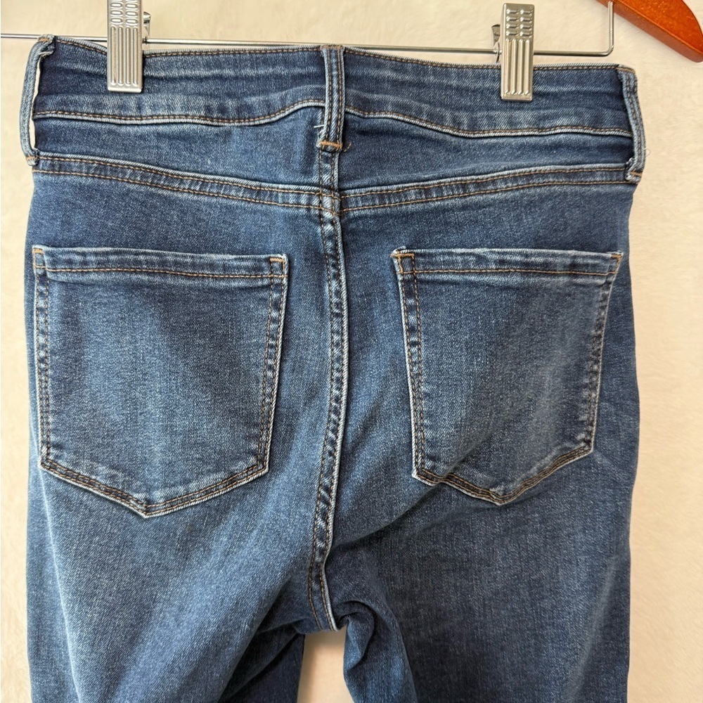 Nine West Blue jeans Bootcut Stretch Jeans Size 0 Dark Wash comfortable - Picture 12 of 12